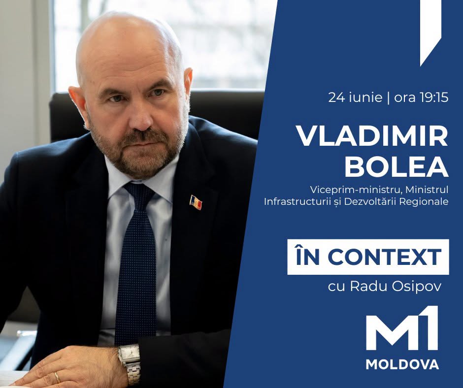 Vorbim despre infrastructura aeriană dupa 100 de ani de la lansarea primului zbor pentru Moldova și conectivitate. Vă invit să urmăriți emisiunea „În Context” la M1.