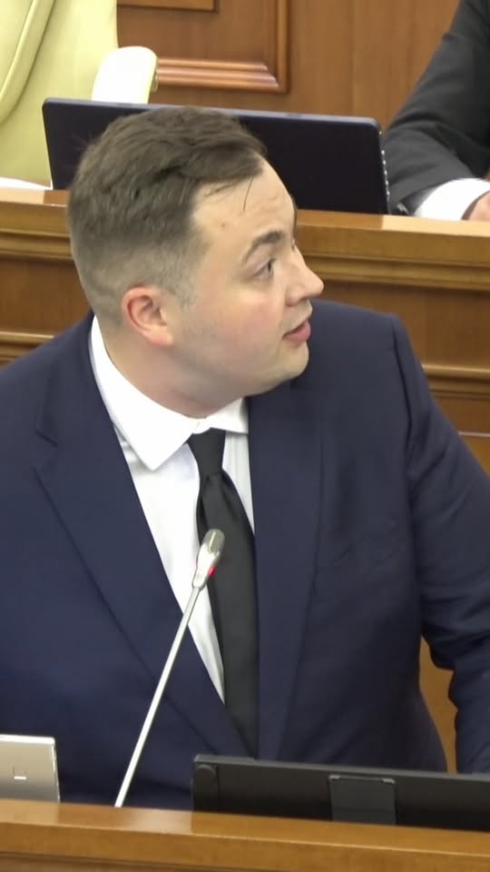 Deputatul PAS, Adrian Băluțel, la ședința de învestire a Guvernului Tofan: „Avem nevoie de noi realizări resimțite în infrastructură, în locuri de muncă, în servicii mai calitative și într-un aparat d…