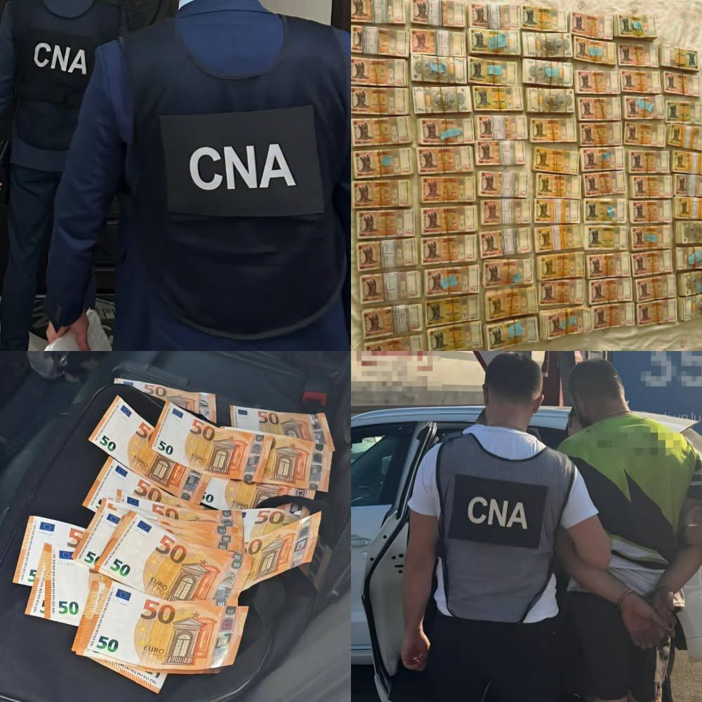 Sinteza CNA: Șef de direcție din cadrul AIPA, plasat în arest preventiv, un bărbat, reținut pentru transferul a 60 000 de dolari destinați coruperii unor funcționari; sechestre aplicate pe bunuri în v…