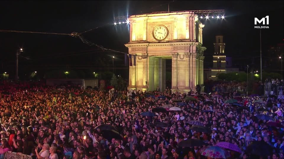 LIVE: Mesajul Președintei Maia Sandu din Piața Marii Adunări Naționale